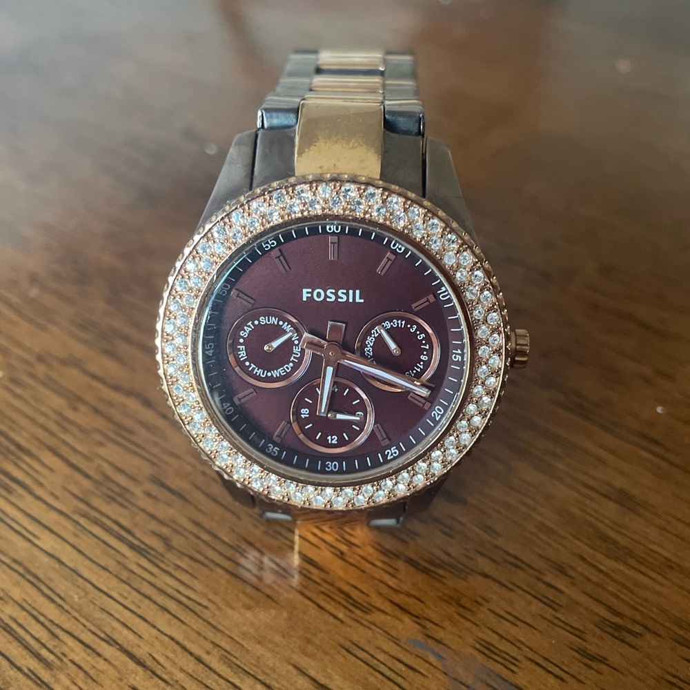 Fossil Stella Multi Function Crystal Accent Quart… - image 3